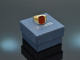 Around 1970! Classic coat of arms signet ring with carnelian gold 585