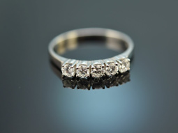 Around 1990! Fine Brilliant Rivi&egrave;re Ring 0.5 ct...