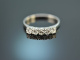 Around 1990! Fine Brilliant Rivi&egrave;re Ring 0.5 ct White Gold 585