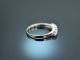 Around 1990! Fine Brilliant Rivi&egrave;re Ring 0.5 ct White Gold 585