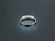 Around 1990! Fine Brilliant Rivi&egrave;re Ring 0.5 ct White Gold 585