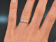 Around 1990! Fine Brilliant Rivi&egrave;re Ring 0.5 ct White Gold 585