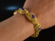 China um 1950! Elegantes Amethyst Armband aus Silber Filigran vergoldet