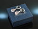 Around 2015! Precious Drop Earrings with Rose Quartz White Gold 750