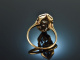 Um 1920! Sch&ouml;ner Art Deco Diamant Ring 0,5 ct Platin Gold 585
