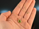 Fine Green! Peridot Diamant Anh&auml;nger mit Kette Gold 585