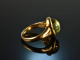 Edles Gr&uuml;n! Sch&ouml;ner Ring mit gr&uuml;nem Turmalin Gold 750