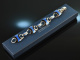 Around 1975! Fancy Vintage Enamel Bracelet Silver 925
