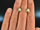 Around 1980! Beautiful opal earrings gold 585