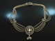 Around 1960! Pretty traditional Dirndl necklace with Grandl silver 800