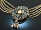 Around 1960! Pretty traditional Dirndl necklace with Grandl silver 800