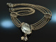 Around 1960! Pretty traditional Dirndl necklace with Grandl silver 800