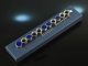 Around 1970! Chic vintage design bracelet with lapis lazuli silver