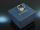 Around 1990! Finest Brilliant Ring 0,85 ct White Gold 750