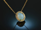 Fine Shine! Wundervolles Opal Brillant Collier Gold 750