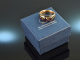 Um 1820! Historischer Ring mit Almandinen und schwarzem Zieremail Gold 750