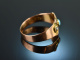 Um 1860! Feiner Ring mit T&uuml;rkis und Saatperlen Gold 585