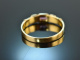Um 1800! Zarter Klassizismus Ring mit Rubin und Diamanten Gold 750