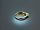 Um 1950!  Klassischer Verlobungs Brillant Solitärring 0,15 ct Gold 585