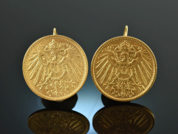 To costume and dirndl! Earrings from historical coins...