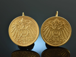 To costume and dirndl! Earrings from historical coins...