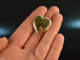 Around 1980! Pretty heart locket pendant gold 333