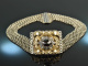 Around 1950! Beautiful Trachten Dirndl Kropf chain 8 rows silver 835