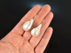 From our workshop! Baroque Freshwater Cultured Pearls Drop Earrings Gold 585