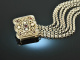 Around 1950! Pretty Trachten Dirndl crop necklace 7 rows silver 835
