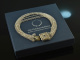 Around 1950! Pretty Trachten Dirndl crop necklace 7 rows silver 835