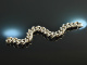Around 1970! Heavy classic tank bracelet silver 835