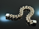 Around 1970! Heavy classic tank bracelet silver 835