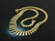 Um 1955! Schicke Cleopatra Statement Kette Gold 585