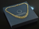 Around 1955! Chic Cleopatra statement necklace gold 585
