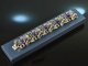 Around 1965! Chic Vintage Statement Bracelet with Amethysts Silver 835