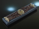 Around 1960! Especially beautiful traditional garnet bracelet 7 rows silver 835