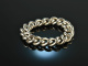Around 1970! Chic Vintage Statement Tank Bracelet Silver 835