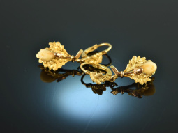 Around 1980! Classic traditional costume earrings with...