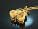 Around 1980! Classic traditional costume Grandl pendant with chain gold 585