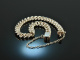 Around 1970! Classic tank bracelet silver 800