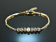 Um 1910! Feines Belle Epoque Armband Diamanten Naturperle Gold 585 Platin