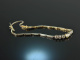 Um 1910! Feines Belle Epoque Armband Diamanten Naturperle Gold 585 Platin