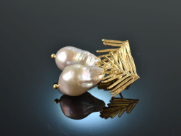 Christmas Pearls! Pretty pearls drop earrings silver 925...