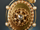 Um 1890! Seltener Medaillon Anhänger Diamantrose Naturperlen Gold 750