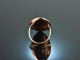 Um 1800! Seltener Empire Ring Diamantrose Elfenbein Email Gold 585