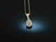 Diamond Drop! Collier mit Diamanten 0,35 ct Wei&szlig; Gold 750