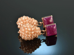 Vivid Violet! Drop earrings agate champagne zircon silver...