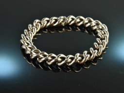 Around 1970! Heavy round armor bracelet silver 835
