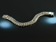 Around 1990! Heavy vintage tank bracelet silver 925