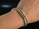 Around 1990! Heavy vintage tank bracelet silver 925